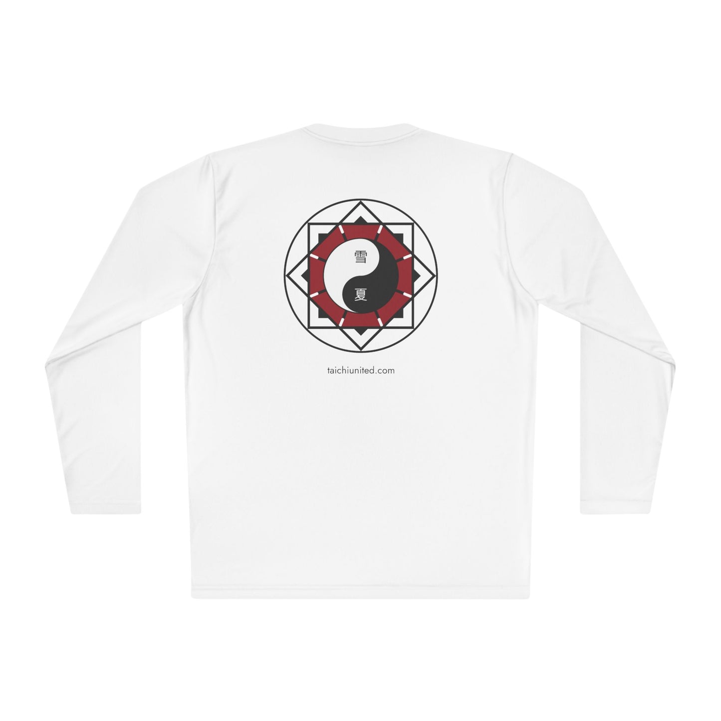 Unisex Long Sleeve Athletic Tee White