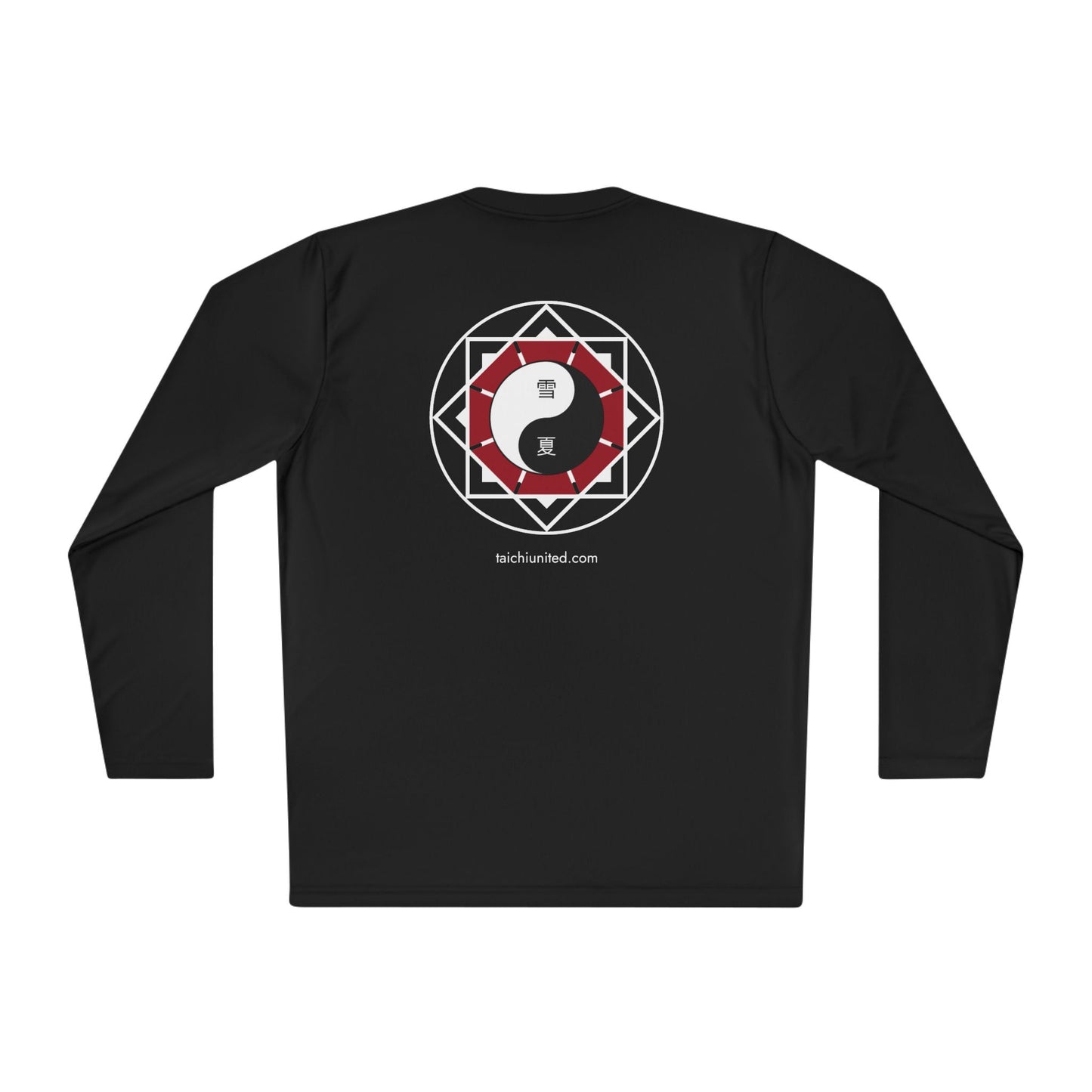 Unisex Long Sleeve Athletic Tee Black