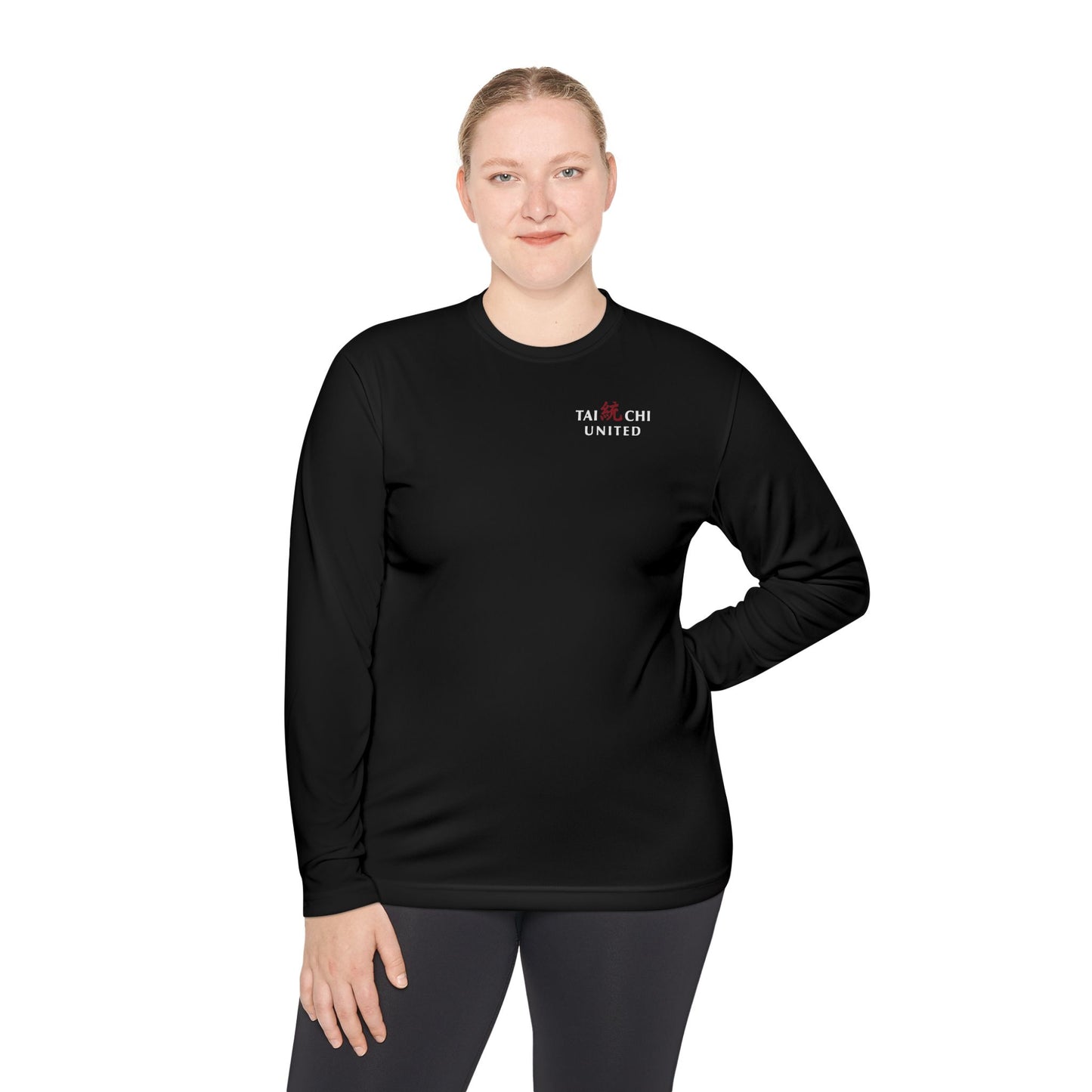 Unisex Long Sleeve Athletic Tee Black