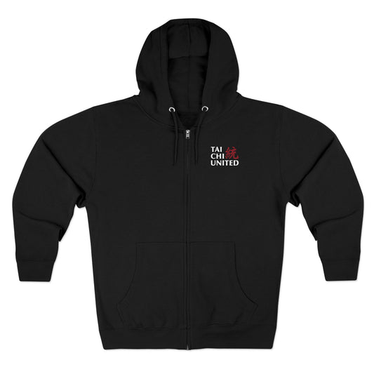 Unisex Full Zip Hoodie Black